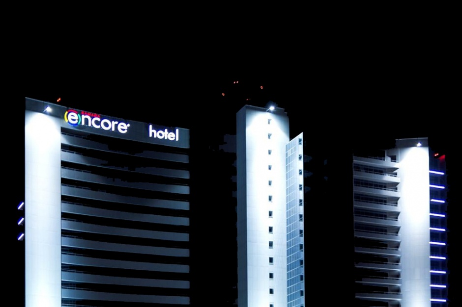 ПОДСВЕТКА ОТЕЛЯ ЭНКОР